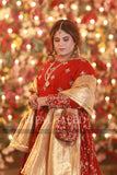 RED LEHANGA CHOLI