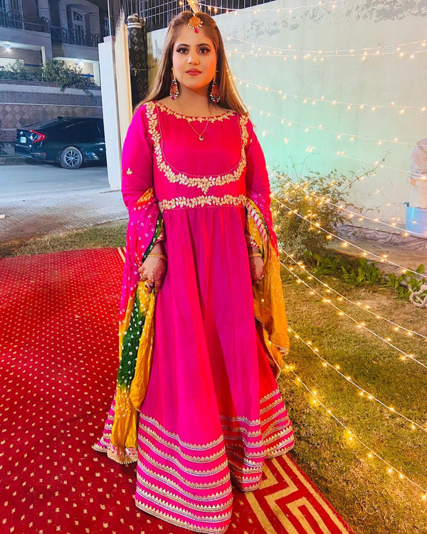 HOT PINK PESHWAS