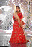 RED LEHANGA CHOLI