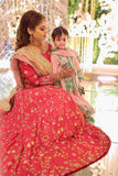 RED LEHANGA CHOLI